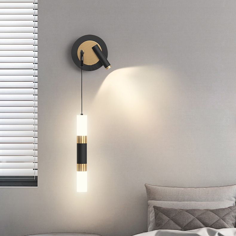 Multi Light Linear Wall Sconce Modern Style Metal Wall Lighting for Living Room