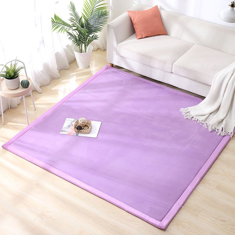 Einfarbiger Simplicity-Teppich, mehrfarbiger Polypropylen-Teppich, pflegeleichter, waschbarer, rutschfester Teppich für Schlafzimmer