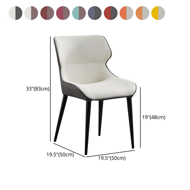 Silla de comedor de metal contemporánea, sillón orejero para uso en restaurantes