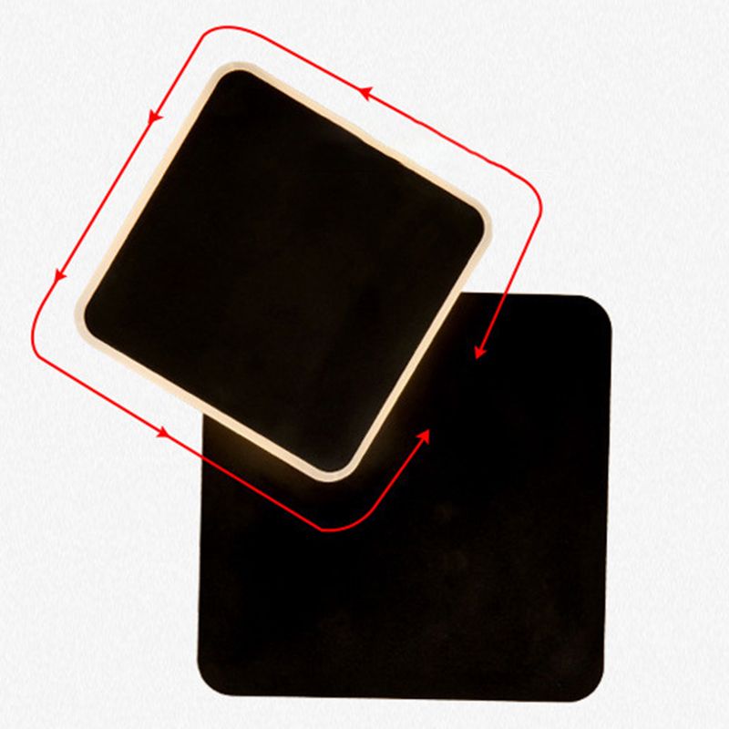 1-Light LED Wall Mount Light Modern Simple Wall Light for Living Room