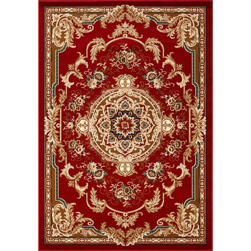 Vintage bloem bedrukt tapijten Polyester Area Tapijt niet-slip achterste binnen tapijt voor volwassenen slaapkamer