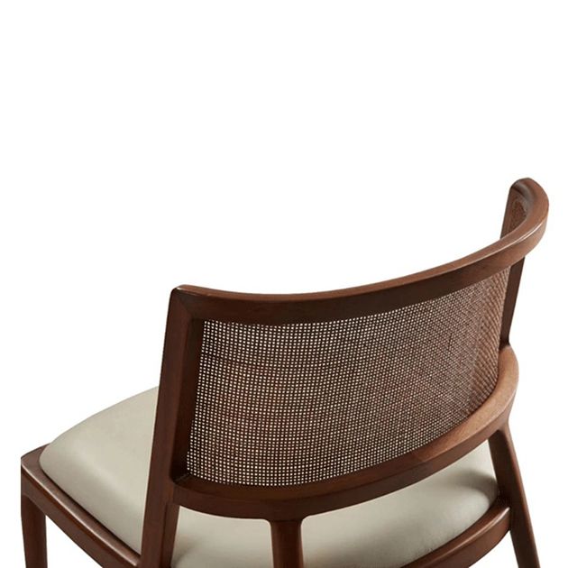 Modern Simple Side Chair Wooden Frame Kitchen Dining Chairs for Home Use