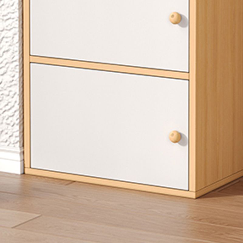Modern Wooden Accent Cabinet Rectangle Storage Cabinet with Drawer