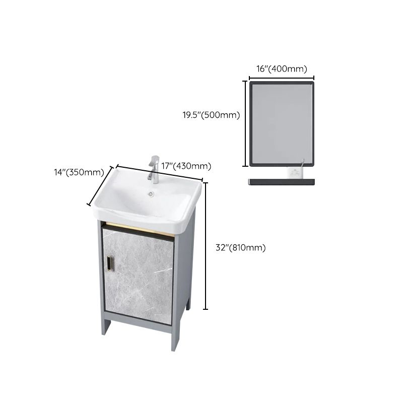 Modern Bathroom Sink Vanity Freestanding Faucet Included Bathroom Vanity Set