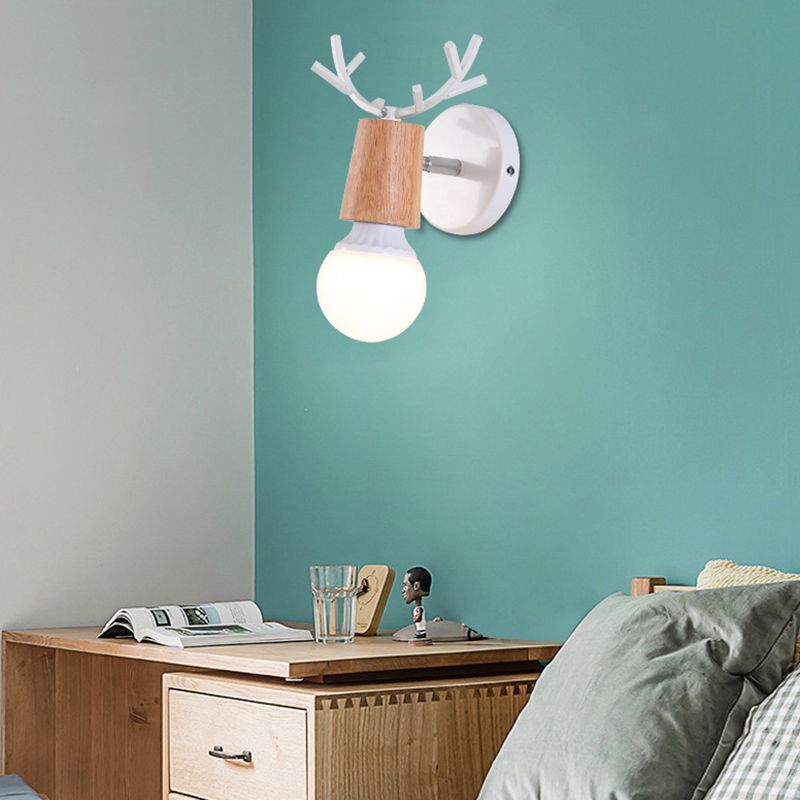 Mehrfarbige Wandleuchte, nordische, minimalistische Wandleuchte für Schlafzimmer