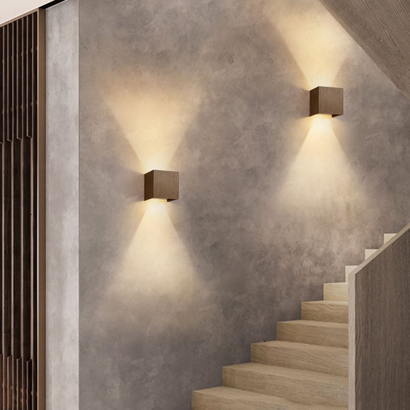 Minimalismo moderno Lámpara de pared apliques de pared de aluminio para el pasillo para el pasillo