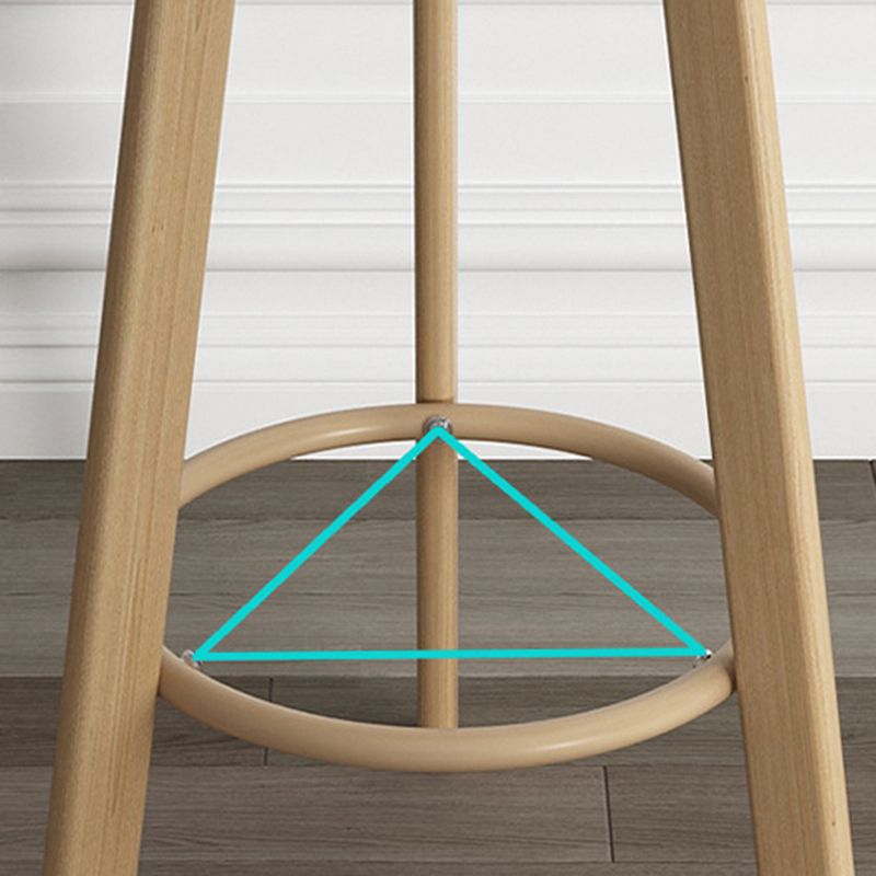 Taburete de bar sin brazos con respaldo moderno, taburete de bar de acero para el hogar con cojín