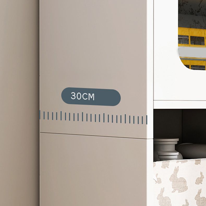 Modern Standard Accent Cabinet with Bar Pulls Doors Water Resistant Cabinet