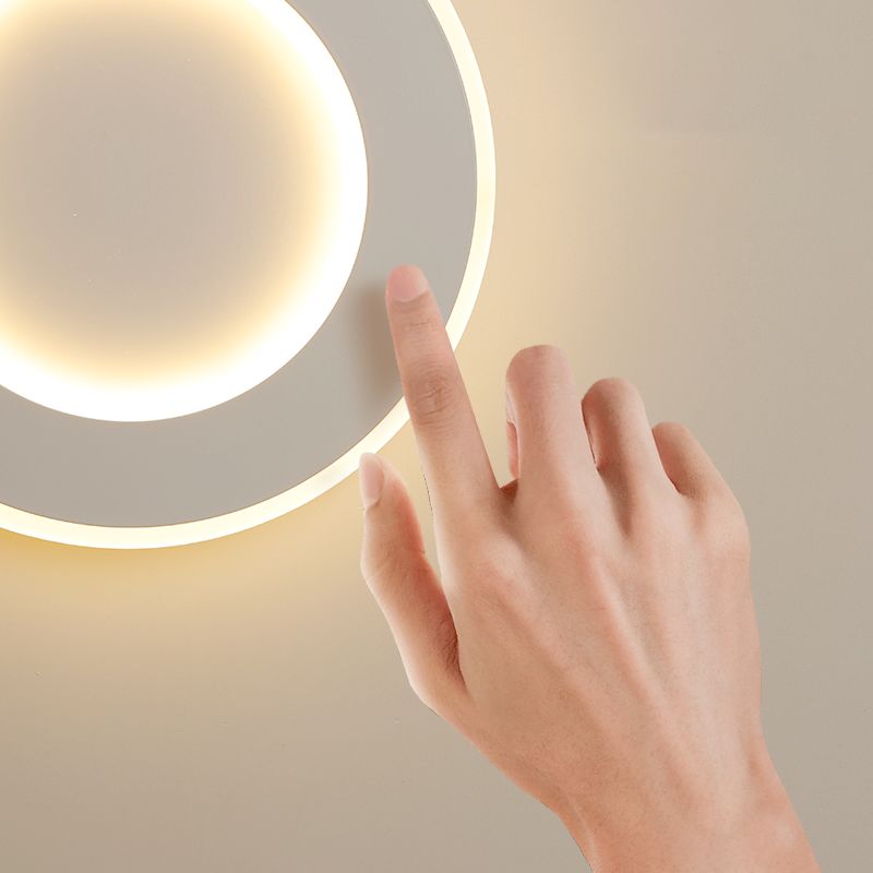 Geometric Shape Metal Wall Sconce Modern Style 1-Light Wall Mount Lighting