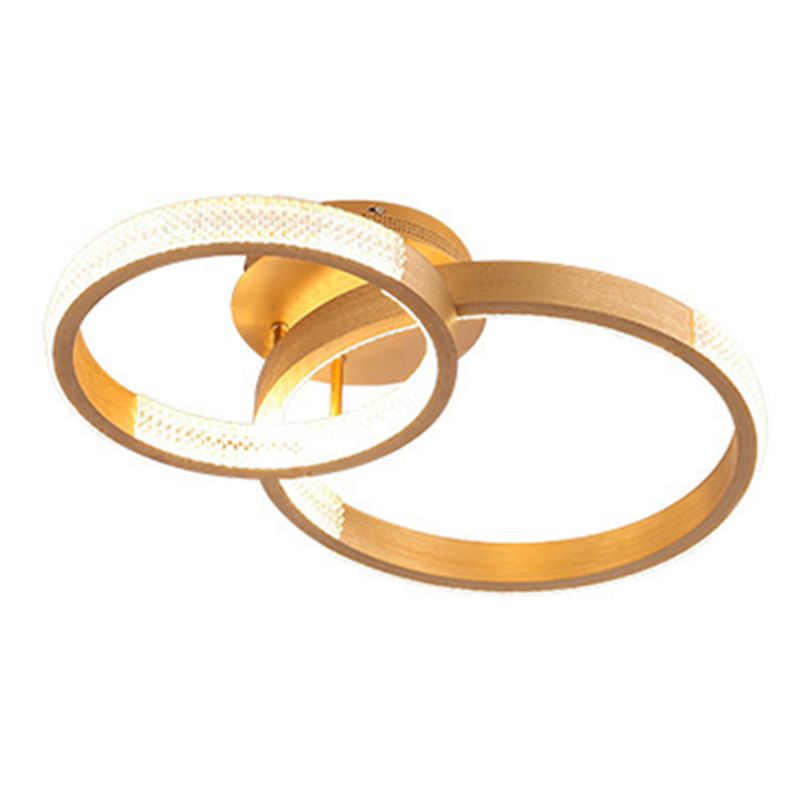 Plafonnier LED de style Nordic Style Golden Brossé