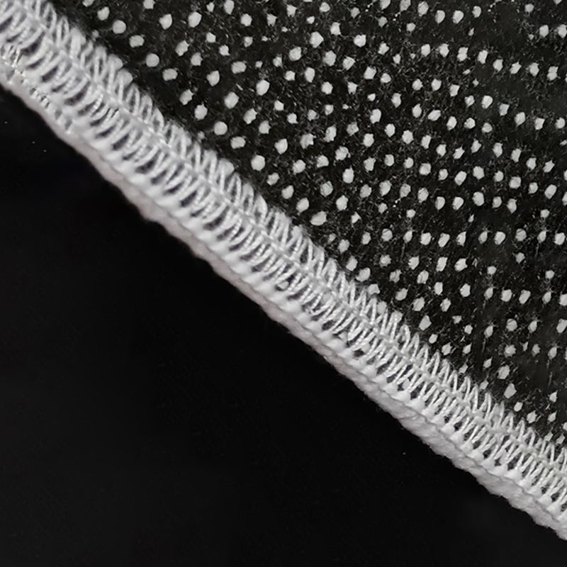 Light Gray Modern Rug Polyester Pattern Area Rug Stain Resistant Rug for Home Decor