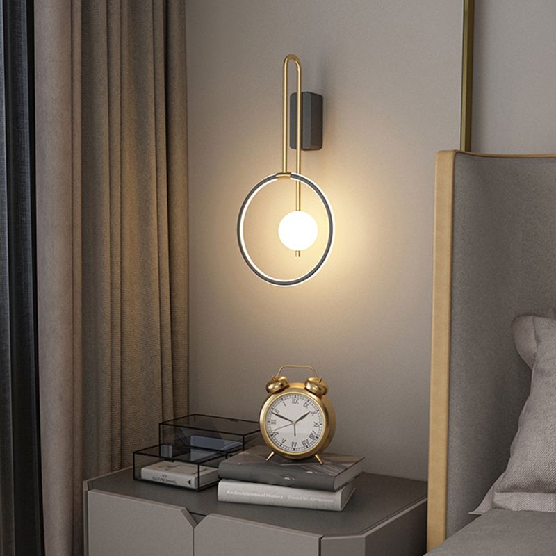 Zeitgenössische Haushaltslesewandlampen Metallleuchten für Schlafzimmer Wohnzimmer