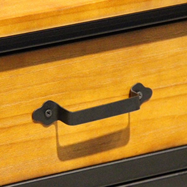 2 - Drawer 31.5" Tall Chest Metal & Wood 2 - Door Storage Cabinet