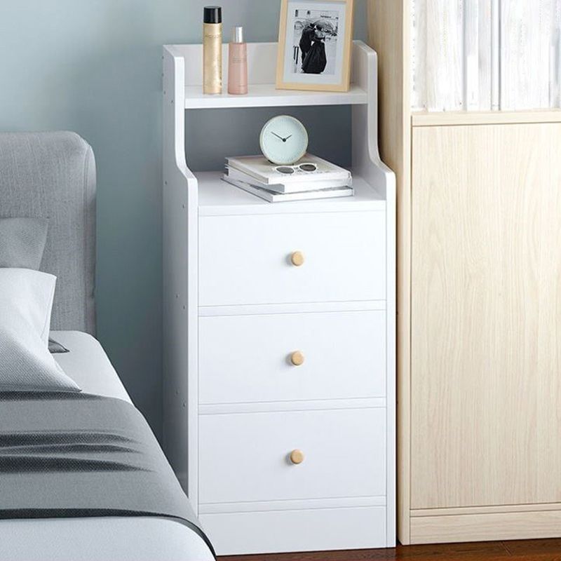 Contemporary Rectangle Manufactured Wood Grooves Accent Chest