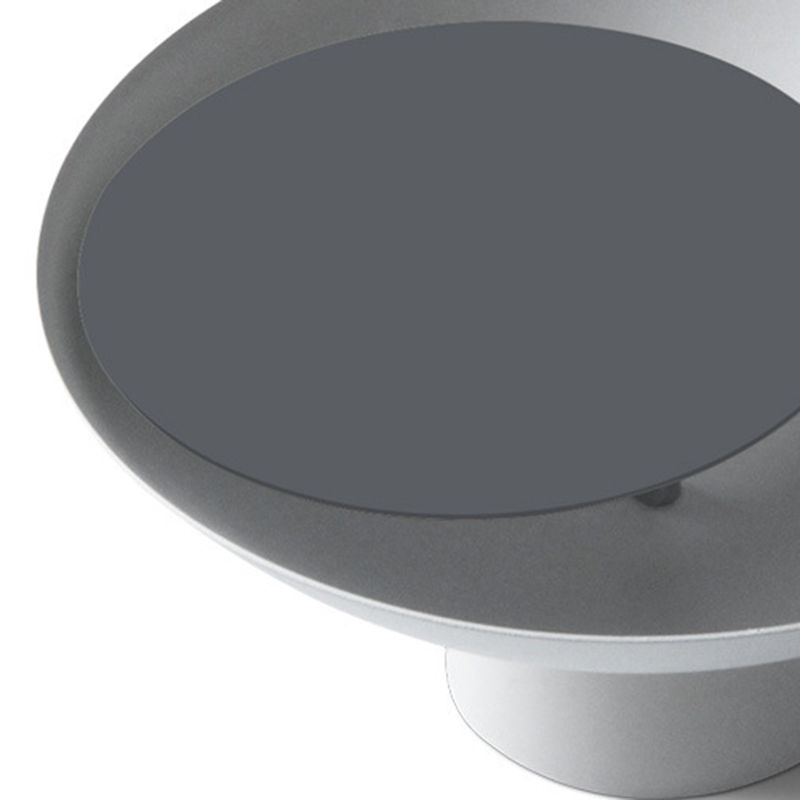 Iluminación de la pared de sombra redonda lámpara de apliques de metal de luz 1 de luz para sala de estar para sala de estar