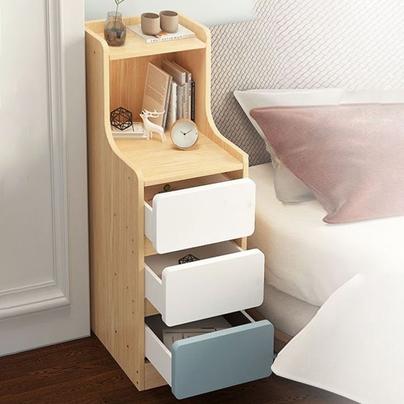 Contemporary Rectangle Manufactured Wood Grooves Accent Chest