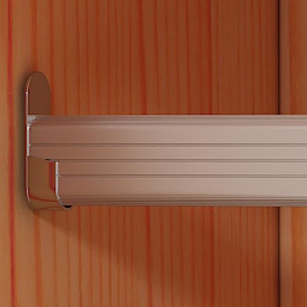 Natural Pine Solid Wood Wardrobe Freestanding Wardrobe with Sliding Doors