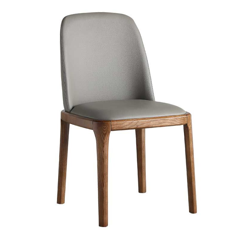 Pièces modernes 1/4/5/7 Pièces à manger à manger en pierre fritté Ensemble avec des jambes en bois pour la cuisine