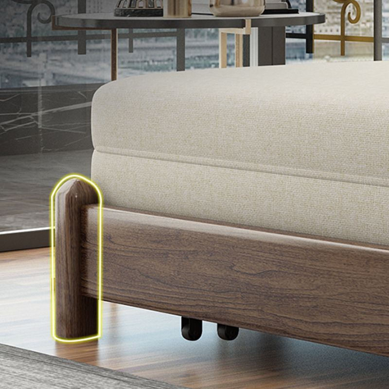 31" Wide Contemporary Futon Sofa Bed Cushion Back Futon Sleeper Sofa