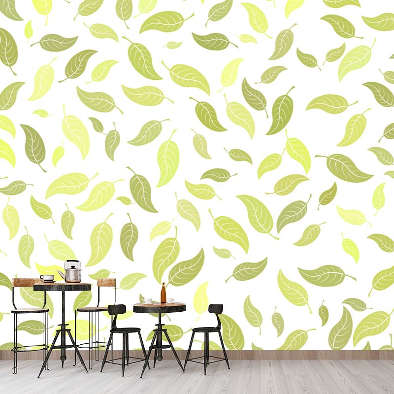 Plant Decoration Resistant Mural Wallpaper Sleeping Room Wall Mural