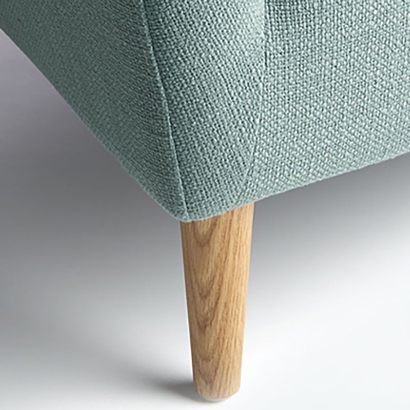 4 Wooden Legs Curved Sofa Blue/Grey/Beige Sofa for Bonus Room