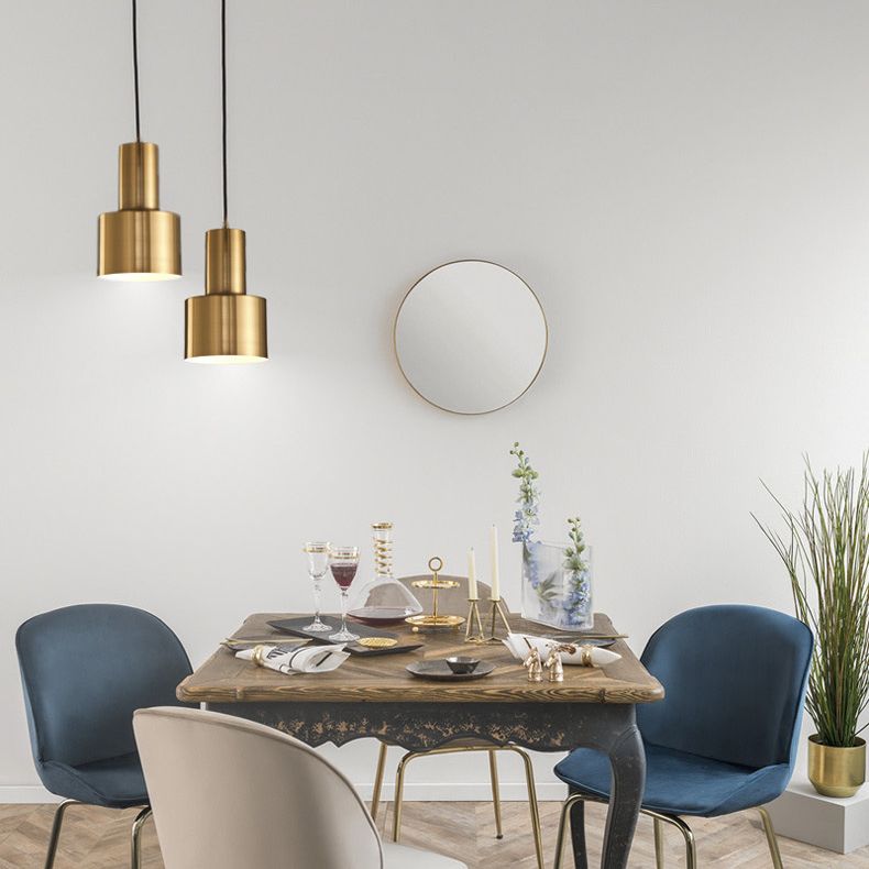 Postmodern Swing Arm Wall Sconce Metallic Wall Mounted Lighting for Coffee Shop