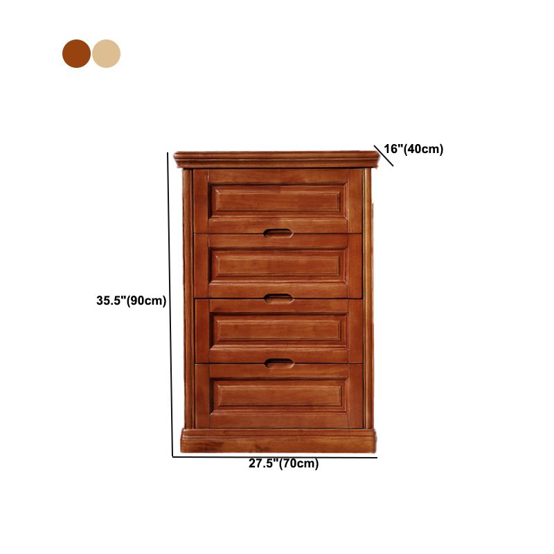 Rectangle Wood Side Cabinet Soft Close Drawers Storage Cabinet