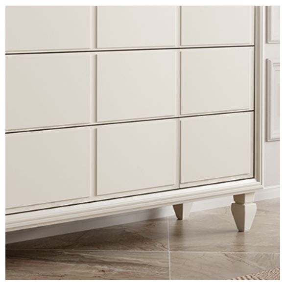 Modern Storage Chest Dresser Solid Wood Dresser with 3/6 Drawers