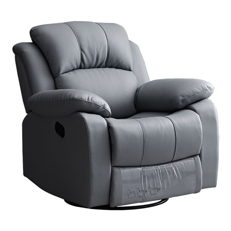 Genuine Leather Home Theater Recliner Modern Recliner for Living Room