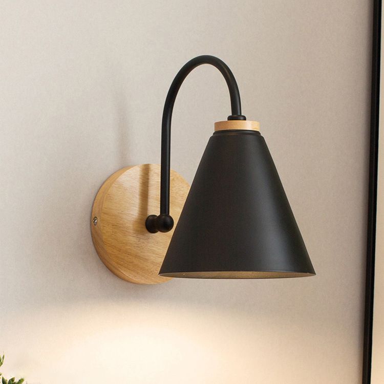 Verjüngte Wandlampen Ultra-moderne Holzwandleuchten für Schlafzimmer