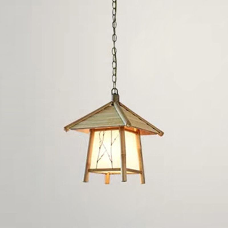 Wooden Hanging Light Contemporary Creative Pendent Lighting Fixture for Dining Room