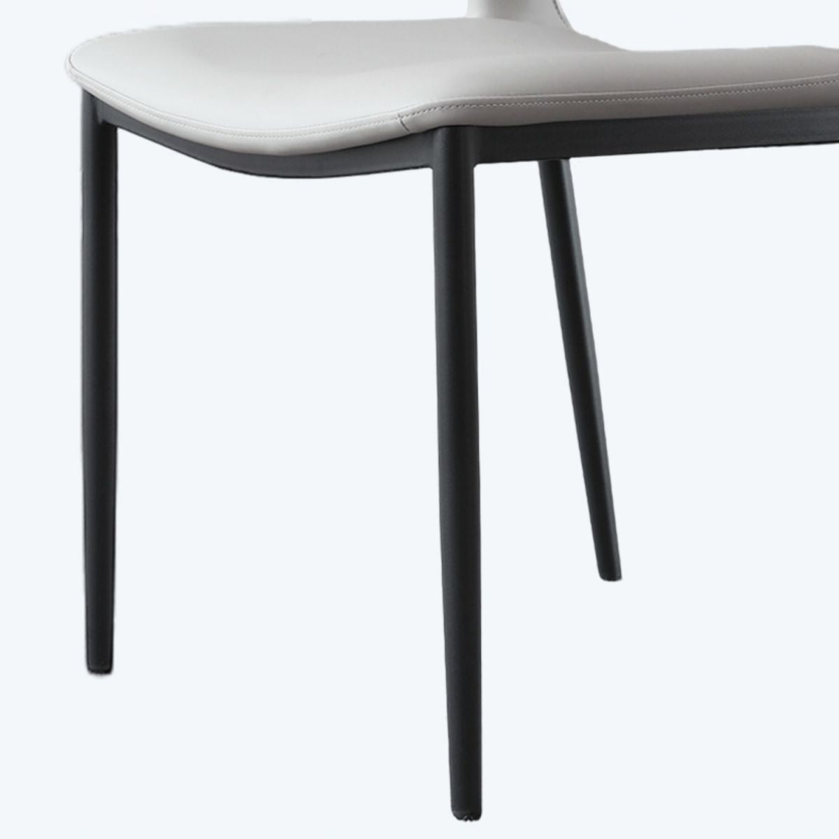 Industrial Kitchen Dining Side Chair Open Back Metal Side Chair