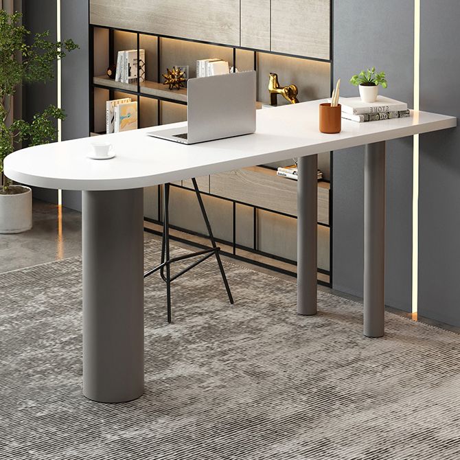 Specialty Solid Wood Bar Table with 3 Legs Contemporary Pub Table for Home