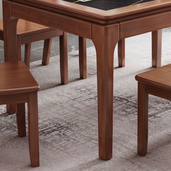 Rectangle 4-foot Dining Room Collection Midcentury Style Dining Table for Home