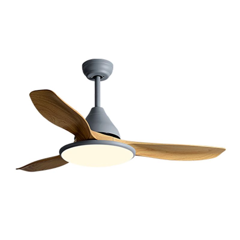Unique Shape Metal Ceiling Fan Light Kids Style 1-Light Ceiling Fan Lamp for Living Room