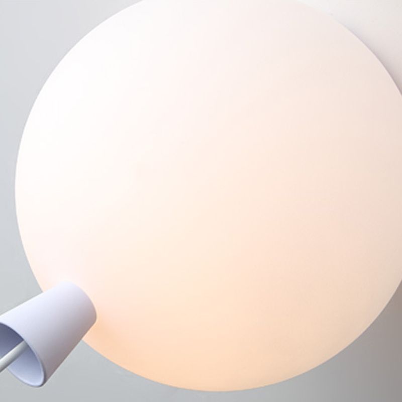 Contemporary Ceiling Lamp Acrylic Shade Flush Mount Light Fixture