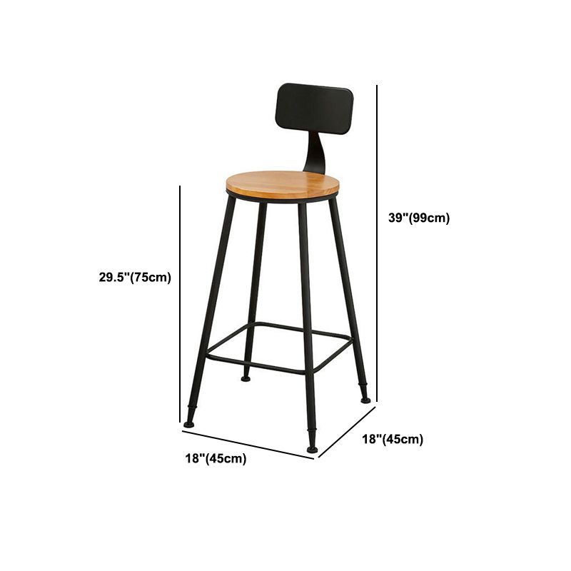 Modern Style Bar Table Set 1/2/5 Pieces Rectangle Bar Table with High Wood Stools