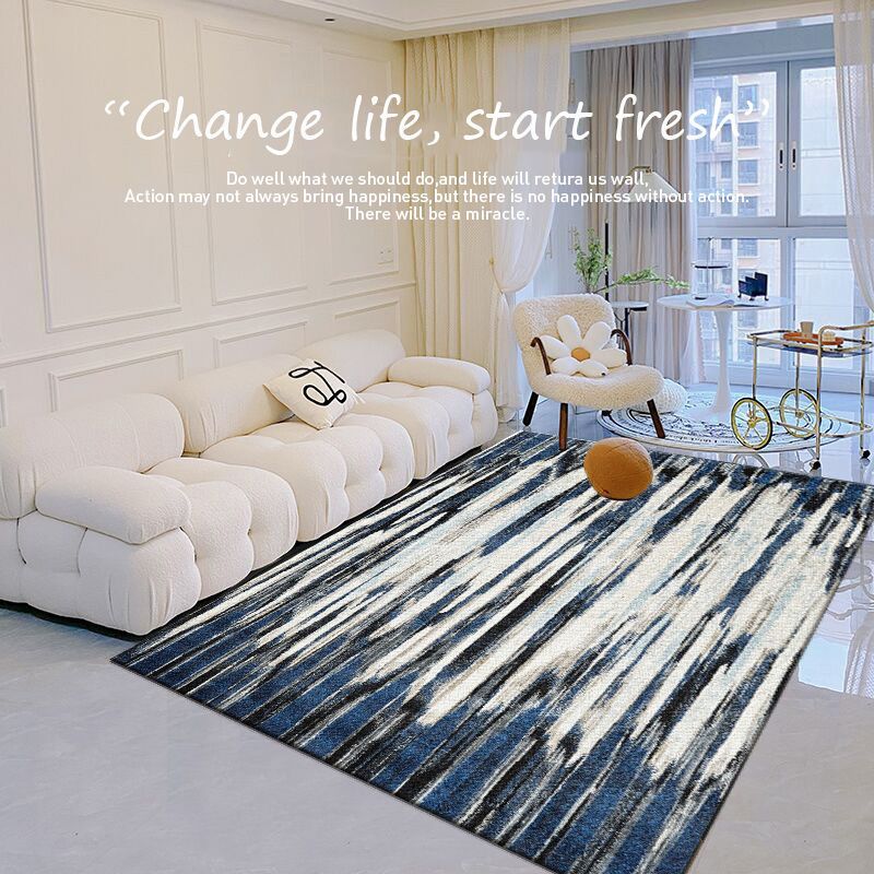 Modern Abstract Art Rug Polyester Carpet Polyester Pet Friendly Indoor Carpet for Living Room