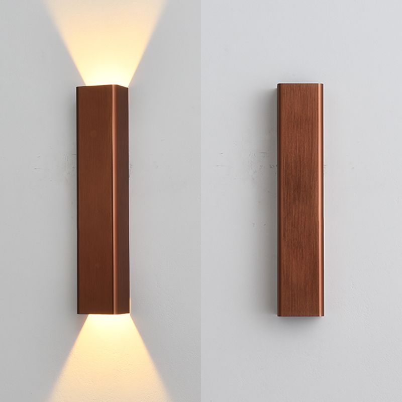 Square Shade Metal Murce Galce Modern Style 2 LICTES ÉCLAIRAGE MURD