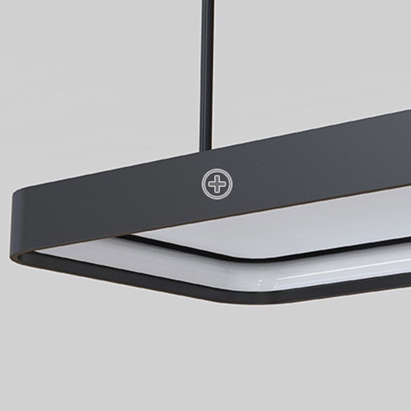 Modern Style Dining Chandelier Lamp Dining Room Simple LED Pendant Light Fixture