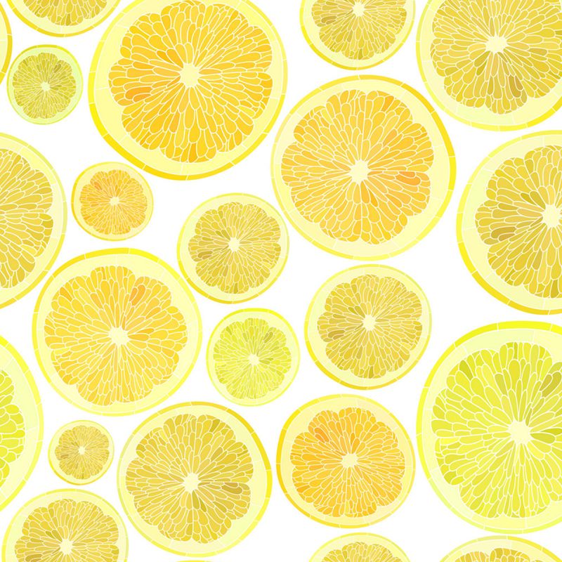 Huge Lemon Slices Mural Wallpaper Yellow Non-Woven Wall Art for Home Decor, Personalised