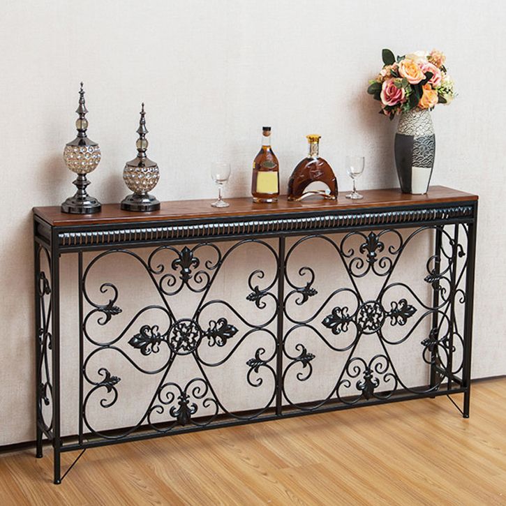 French Country Console Accent Table Antique Finish Console Sofa Table