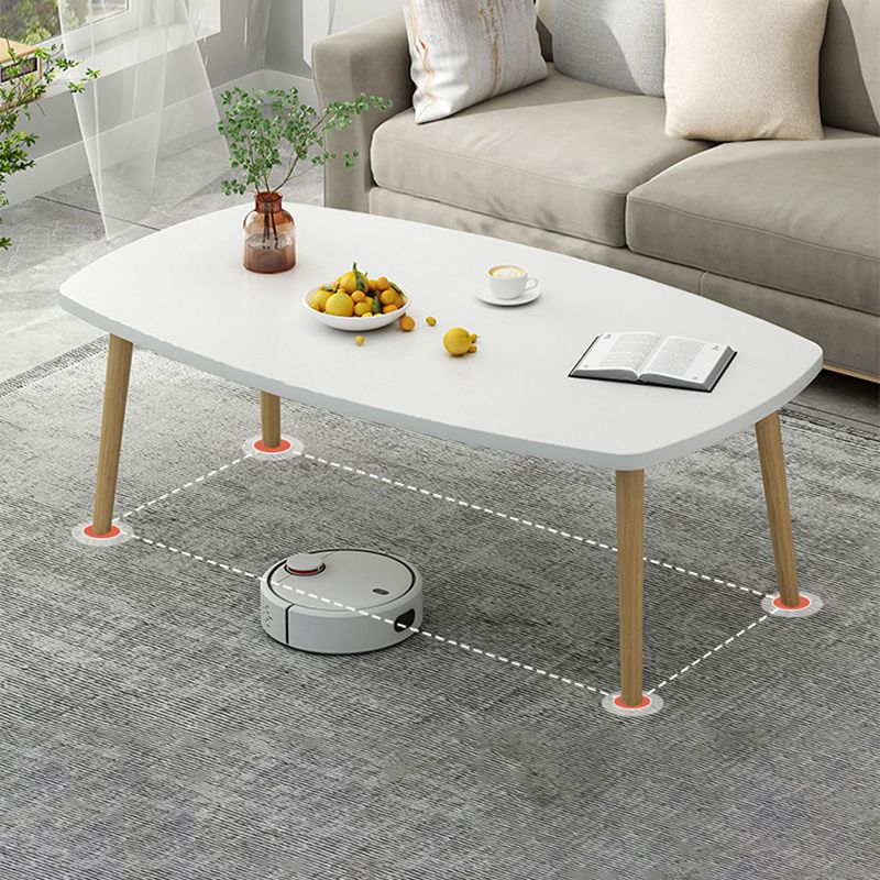 4 Legs Wood Coffee Table Set Bedroom Coffee Table with Storage