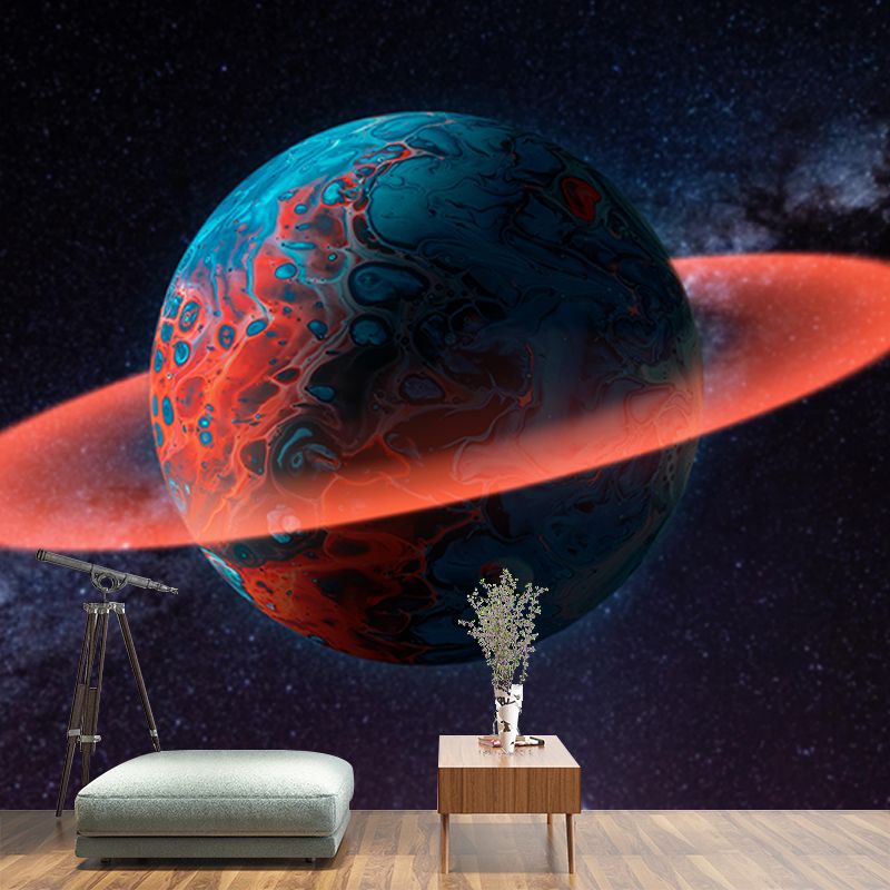 Universe Planet Environment Friendly Mural Wallpaper Novelty Style Wall Mural