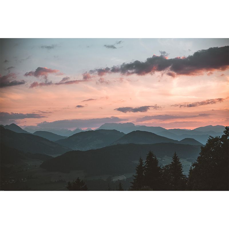 Good Weather Wallpaper Mural Photography Moisture Resistant Wall Covering for Decoration