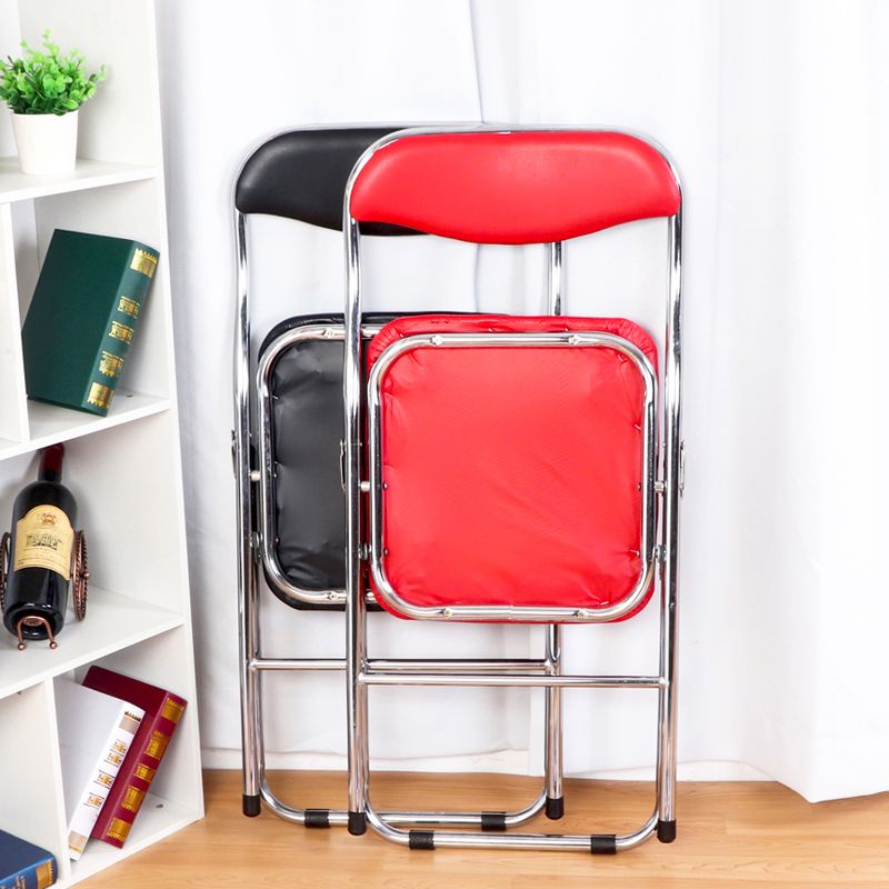 Accueil métal chaise latérale contemporaine pliante dos ouvert dinant la chaise latérale