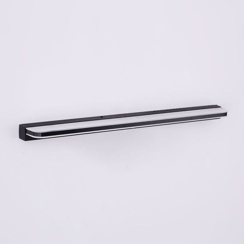 Linear Sconce Light Fixture Modern Style LED Metal Wall Mounted Light with Body Induction