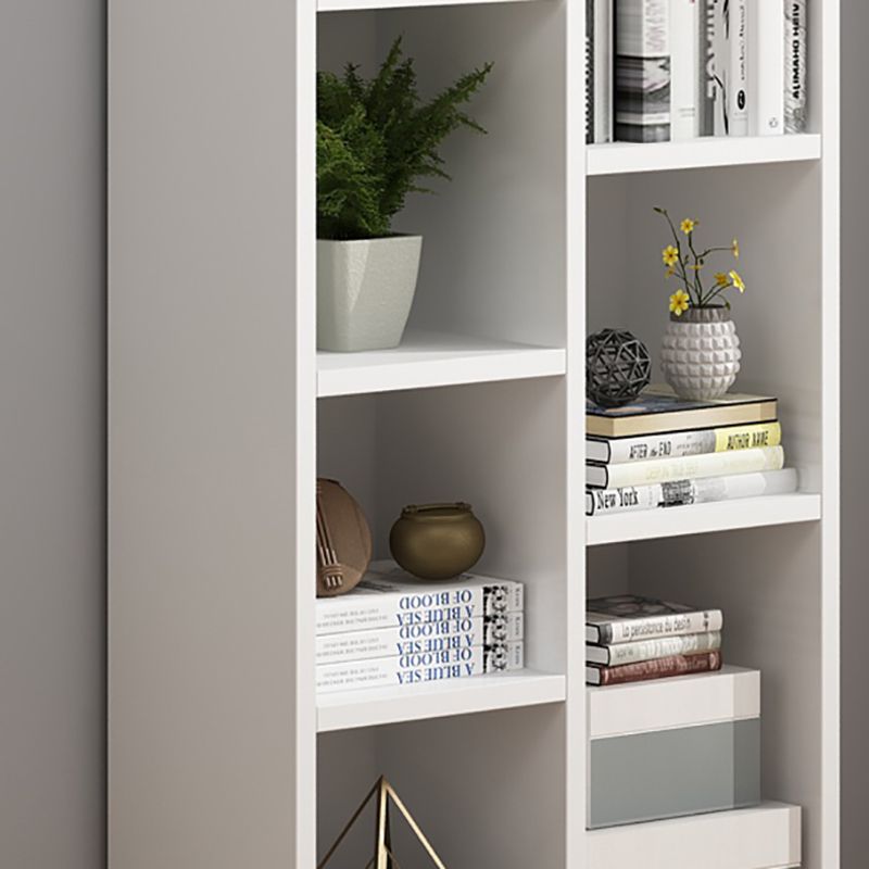 Scandinavian 9-inch Wide Cube Bookshelf Wood Home Floor Type Bookcase