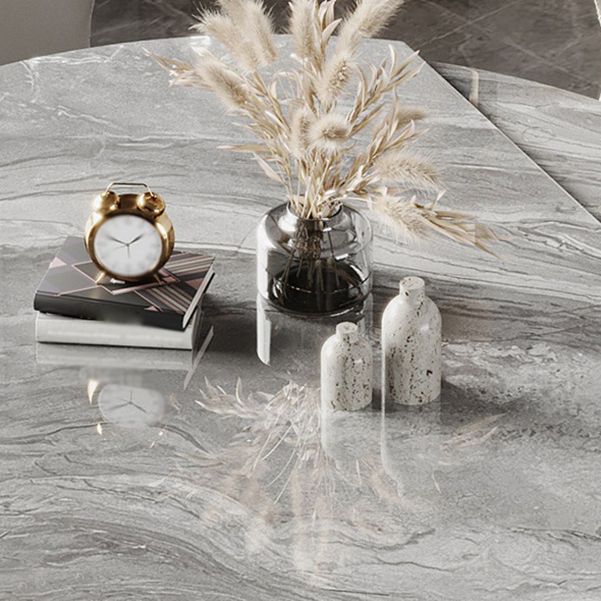 Glam 1/5/7 Pieces Dining Set Rectangular Sintered Stone Dining Table Set