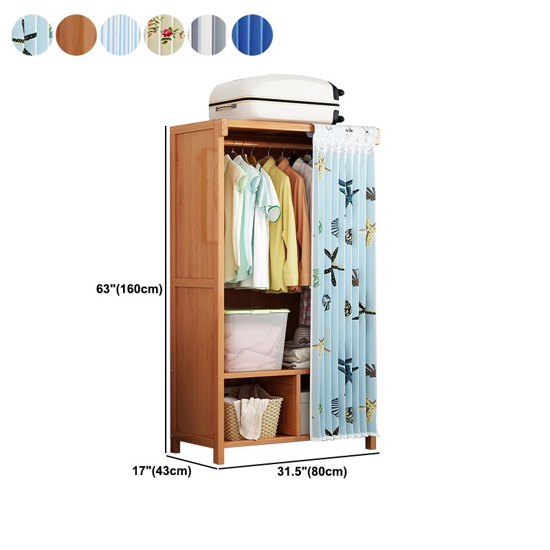 Rectangular Wardrobe Cabinet Modern Style Home Wooden Wardrobe Closet